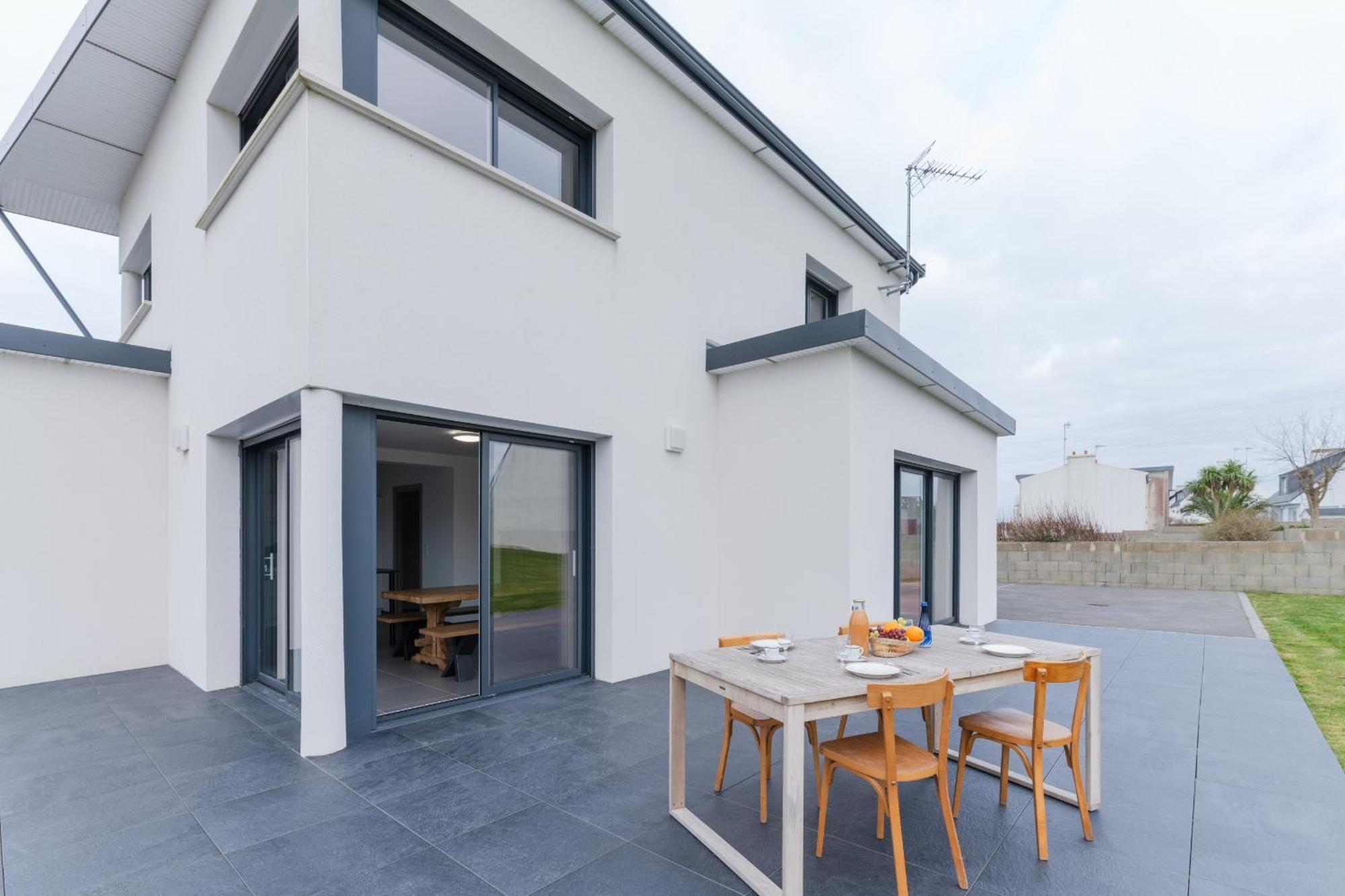 Ker Stivell - Superbe Maison Neuve A 2 Pas De La Mer Landunvez Экстерьер фото